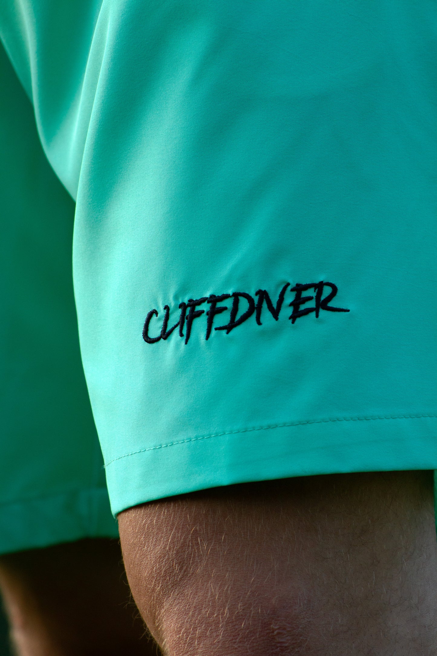 Cliffdiver Turquoise Swim Shorts