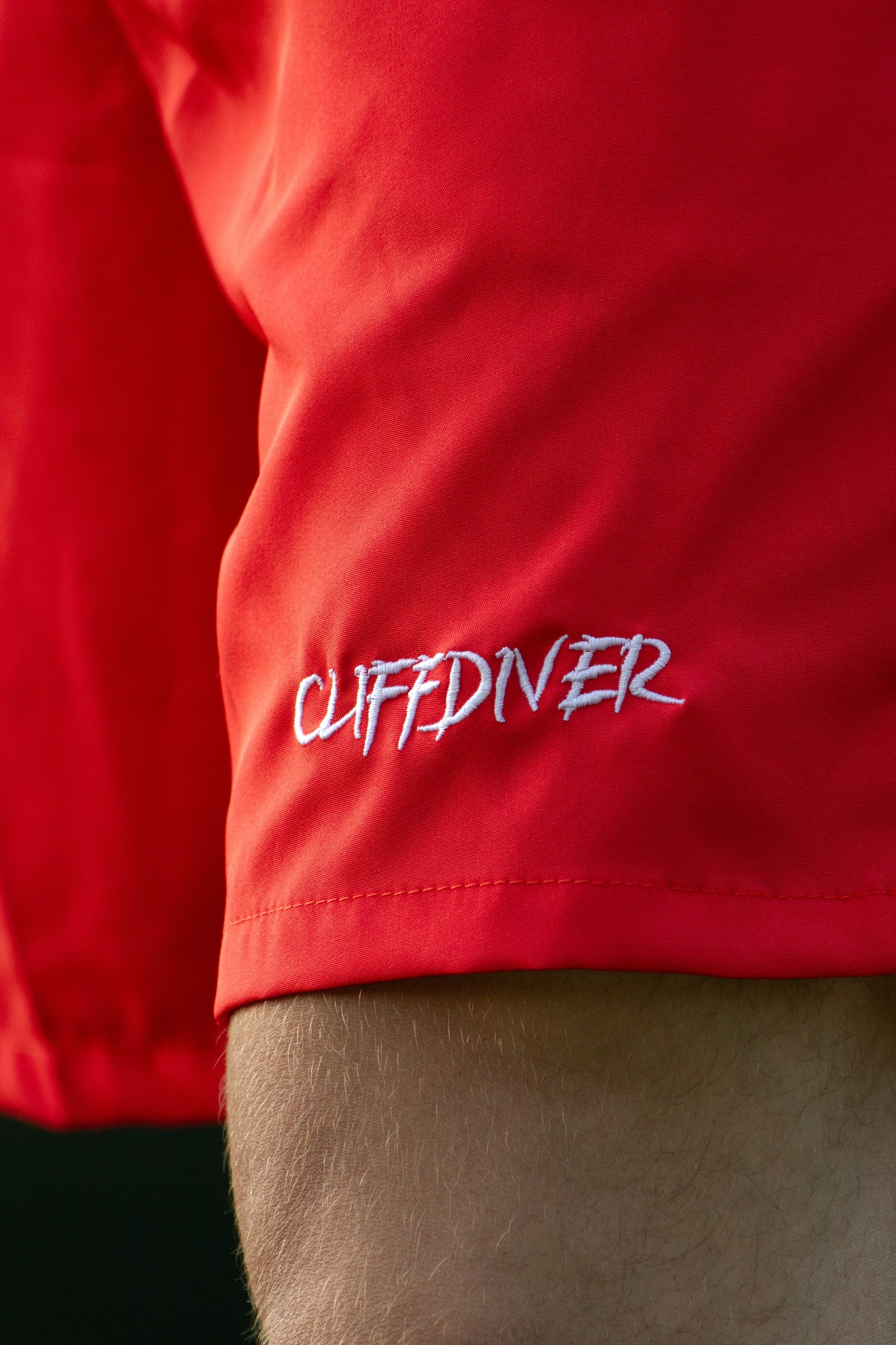 Cliffdiver Orange Swim Shorts
