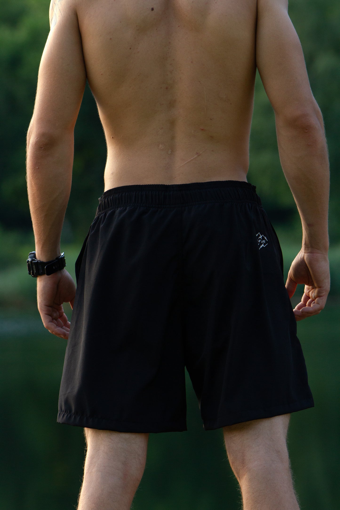 Cliffdiver Black Swim Shorts