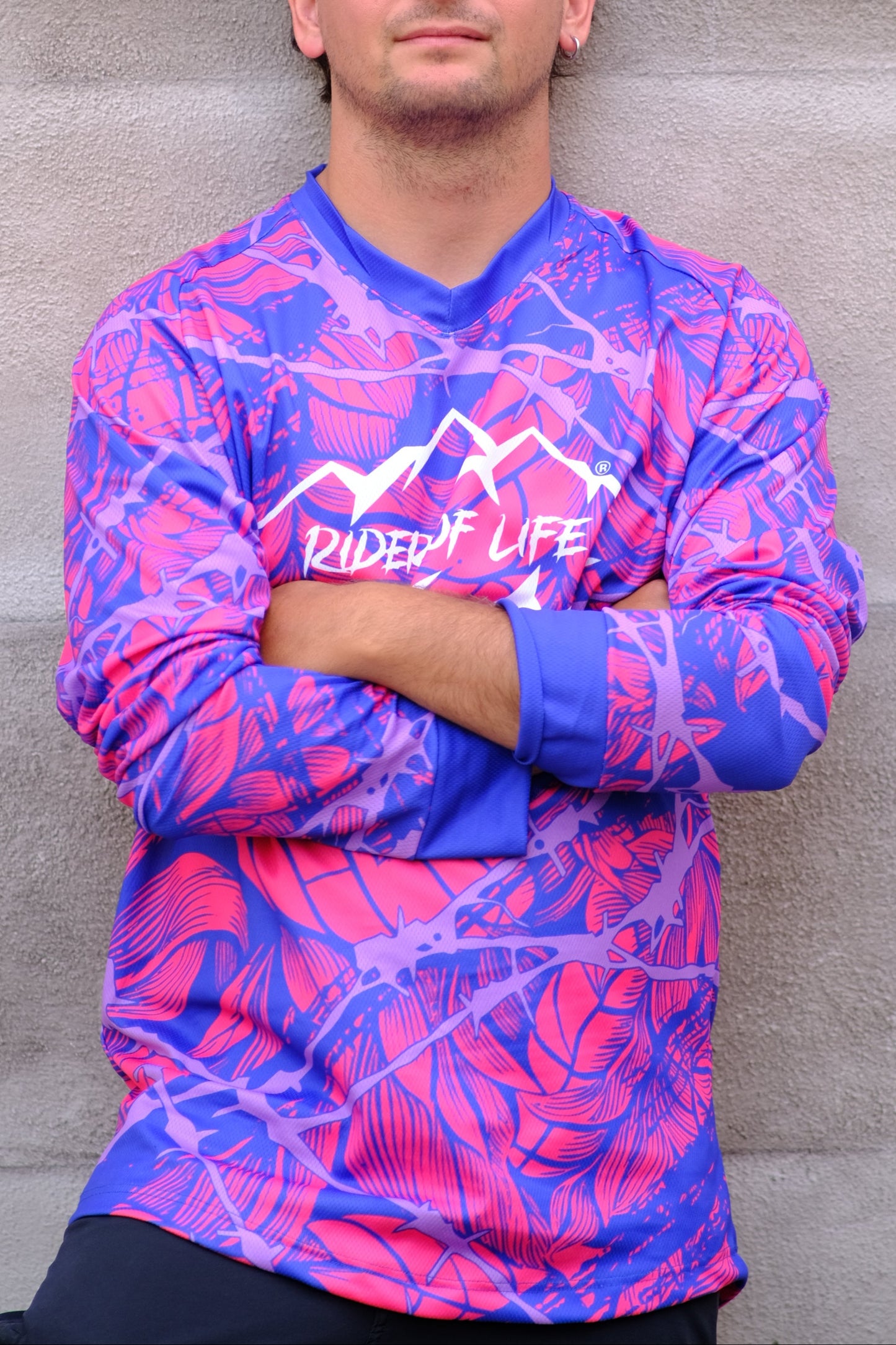 All-Riding Mountain Flowers T-shirt – 100% Made in the Alps for Men