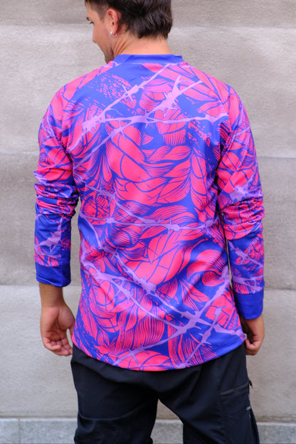 All-Riding Mountain Flowers T-shirt – 100% Made in the Alps for Men