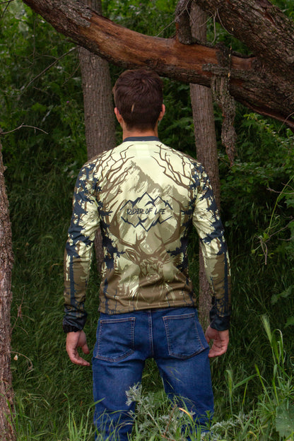 All-Riding Cerf en Forêt in the Forest T-shirt – 100% Made in the Alps