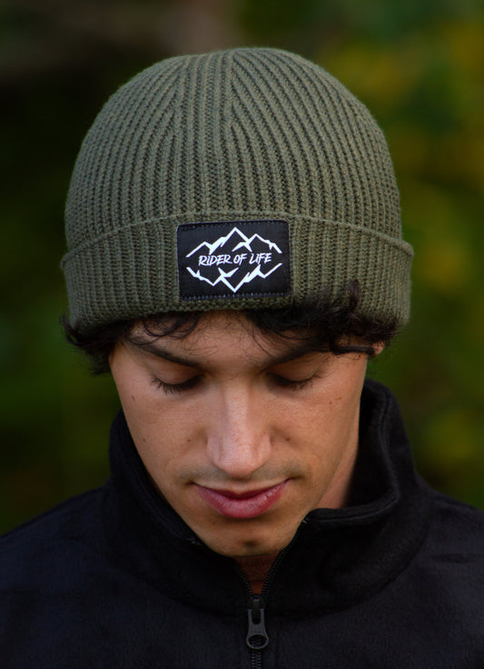 WOODY BEANIE OLIVE