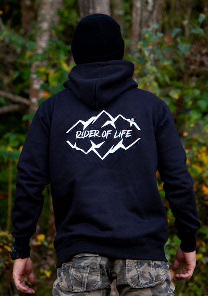 RIDER MAN HOODIE BLACK