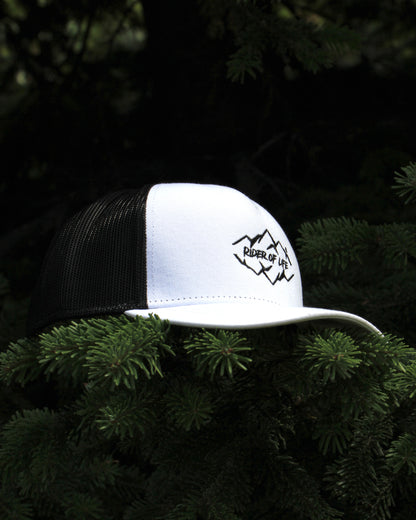 Casquette Rider Blanc-Noir